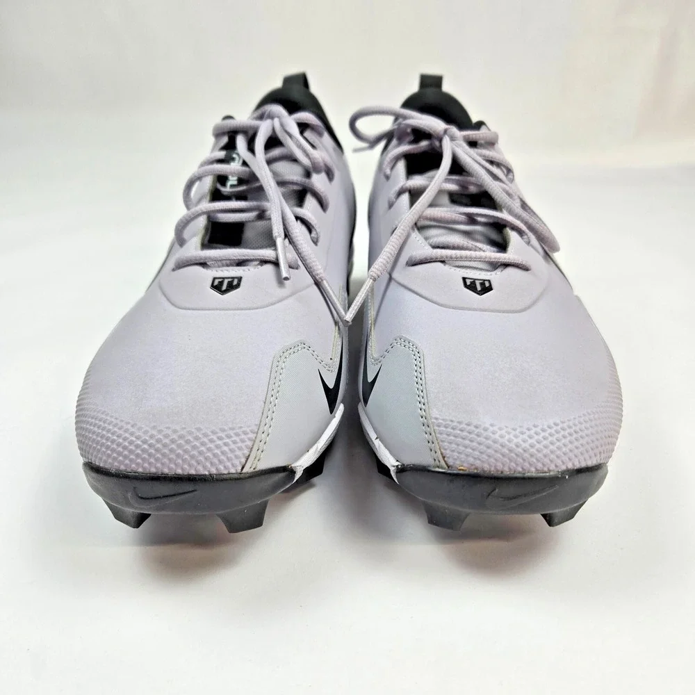 Nike Force‎ Trout 9 Keystone Grey White Cleats Mens Size 12 FB9728-002